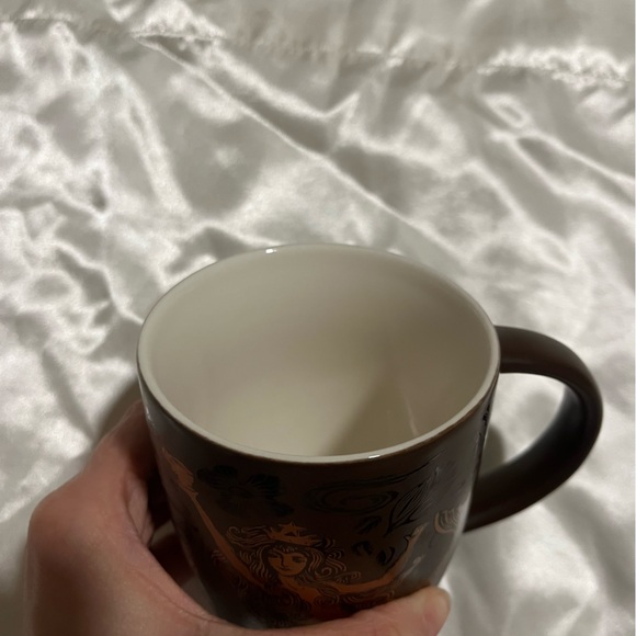 Starbucks 2011 40th Anniversary Brown and Copper Mermaid Split Tail Mug - Picture 7 of 8